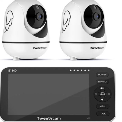 Tweetycam Baby Monitor Bundle with 2 cameras